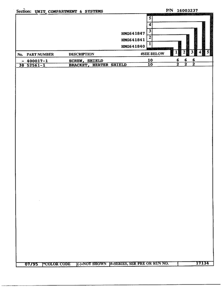 Unit Compartment And System Page 3 Diagram and Parts List for 641841  Admiral Refrigerator