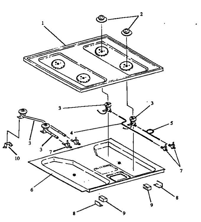 08 - Sealed Burner Diagram and Parts List for RST359 ALL/RST359/ALL Maytag Range