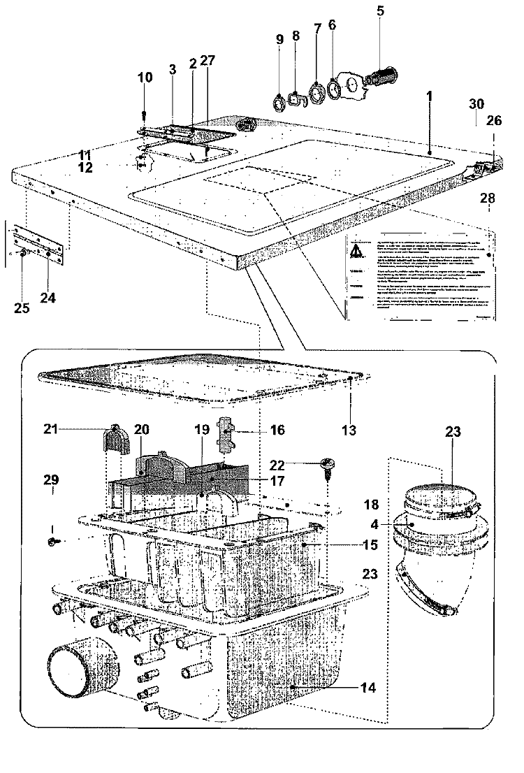 TOP COVER / SOAP HOPPER Diagram and Parts List for MFS35PNAVS  Maytag Washer