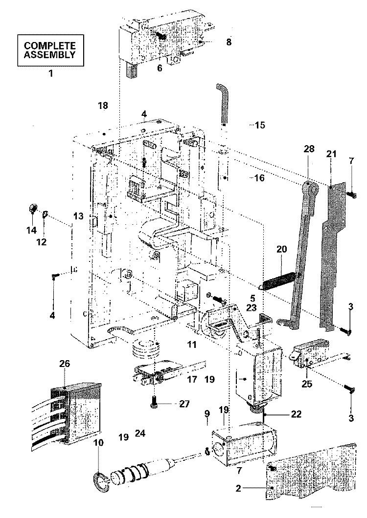 DOOR LOCK Diagram and Parts List for MFS35PNAVS  Maytag Washer
