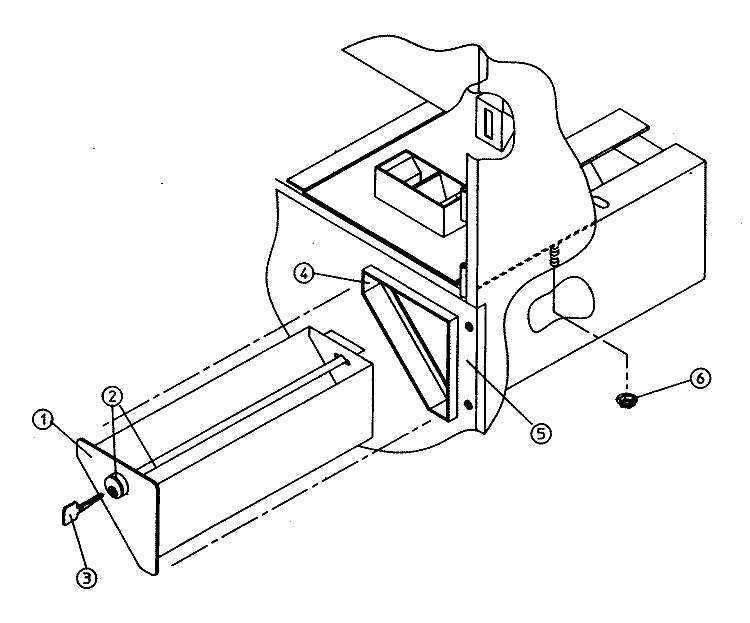 COIN VAULT ASSEMBLY Diagram and Parts List for MLG31PCAWQ  Maytag Dryer