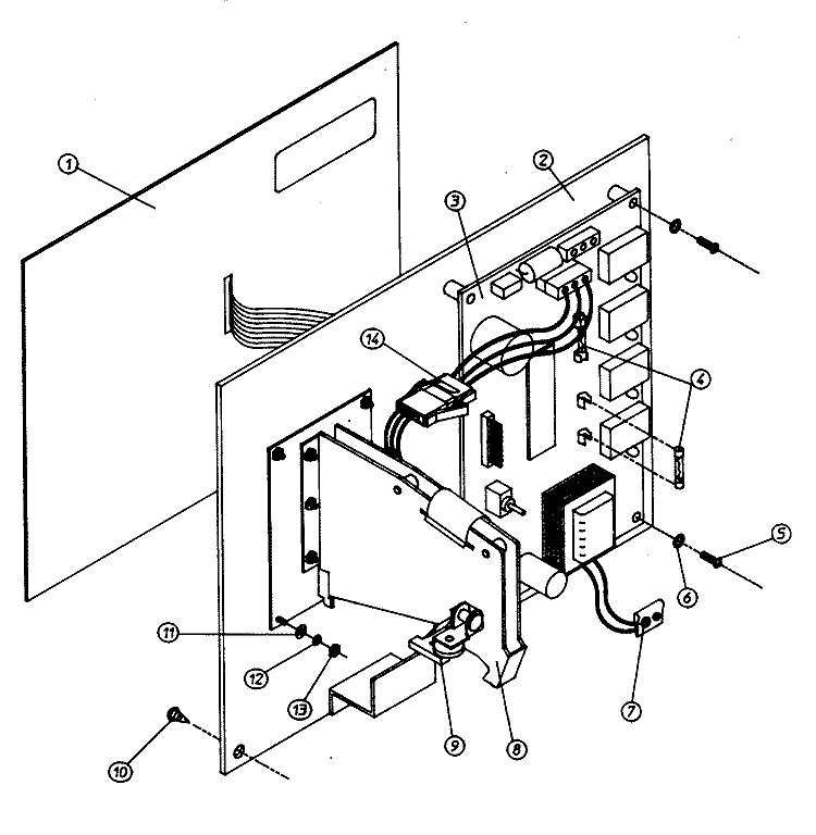 CONTROL PANEL ASSEMBLY (DMC) Diagram and Parts List for MDG32PC2AL  Maytag Dryer
