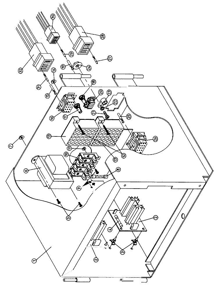 DUAL CTRL MICROPROCESSOR (DMC) CNTRL BOX Diagram and Parts List for DGS30PC1  Maytag Dryer