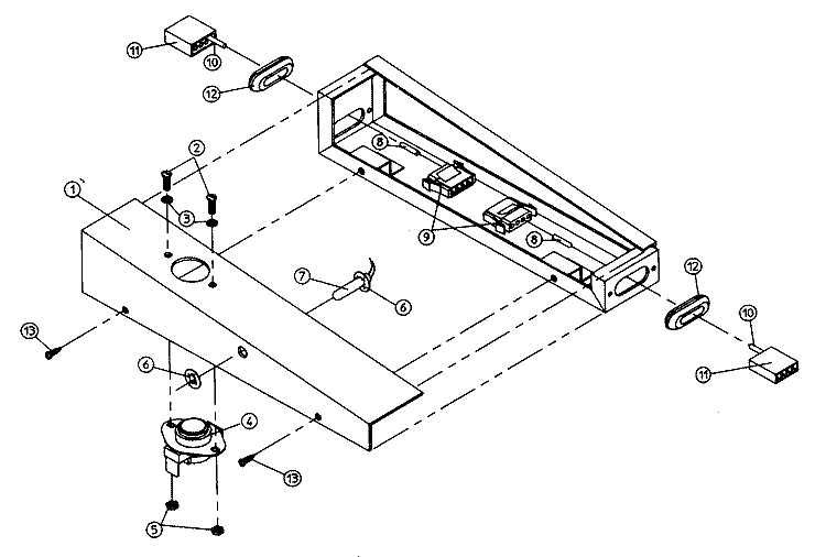 TEMPERATURE SENSOR BRACKET Diagram and Parts List for DGS30PC1  Maytag Dryer
