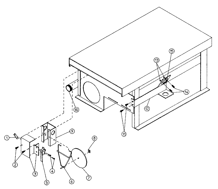 SAIL SWITCH / HI - LIMIT ASSEMBLY (DG50 / 30) Diagram and Parts List for DG50PN1  Maytag Dryer