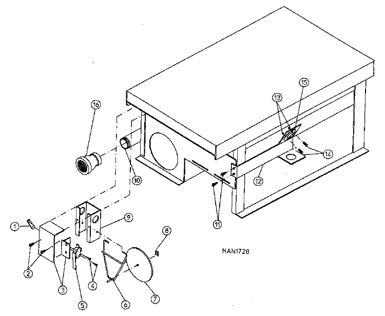 SAIL SWITCH / HI - LIMIT ASSEMBLY Diagram and Parts List for MDG30MC3AL  Maytag Dryer