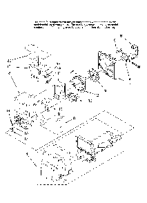 Motor and ice container parts Diagram and Parts List for MFI2569VEM0  Maytag Refrigerator