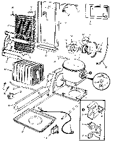 Unit Parts Diagram and Parts List for JRSDX244B-M7N15A  Jenn-Air Refrigerator