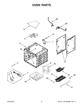 Oven Parts Diagram and Parts List for JGRP636HL00  Maytag Range