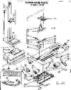 Powermate Parts Diagram and Parts List for 11621180  Kenmore Filters & Accessories