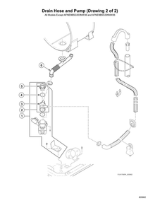 Part Location Diagram of 805724P Maytag Drain pump assembly