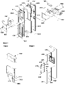 Freezer Door Diagram and Parts List for SRD27S2L-P1190329WL  Amana Refrigerator