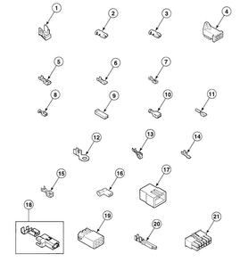 Terminals Diagram and Parts List for SDE707QF1500  Speed Queen Dryer
