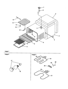 Cavity Diagram and Parts List for ARTS6651E-P1143903NE  Amana Range