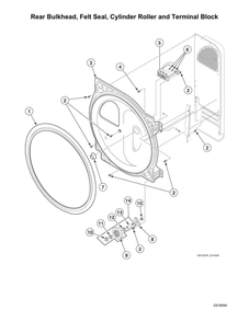 Part Location Diagram of D504082 Maytag Washer