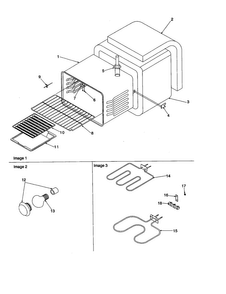 Cavity Diagram and Parts List for ARR6202L-P1143652NL  Amana Range