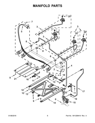Part Location Diagram of W11157537 Whirlpool HOLDER-ORF