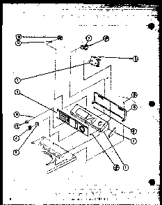 Section 6 Diagram and Parts List for LW3303W P1164316WW Amana Washer