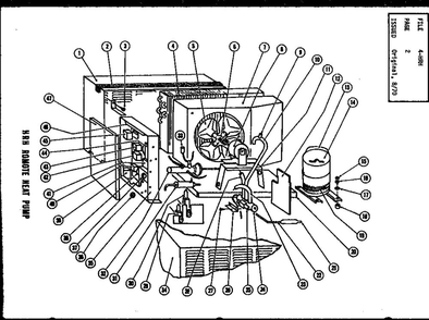 Part Location Diagram of D5332004 Maytag COMPRESSOR  AH5531E