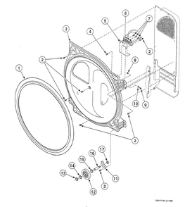Part Location Diagram of 510905WP Maytag Bulkhead