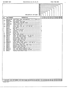 Fresh Food Door Page 2 Diagram and Parts List for 21874A  Admiral Refrigerator