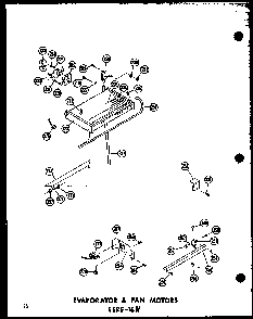 Section 8 Diagram and Parts List for ESRF-16W-AG-P60303-52WG  Amana Refrigerator