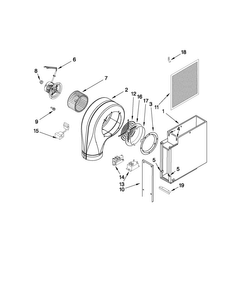 Part Location Diagram of 8215556 Whirlpool MODULE- SP