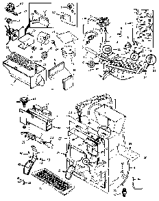 Ice Maker Section Diagram and Parts List for JRTD225LB M9C76A Jenn-Air Refrigerator