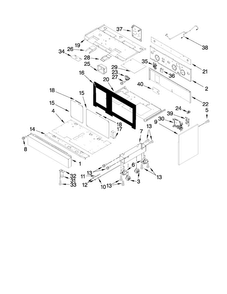 48" Chassis Parts Diagram and Parts List for JGRP548WP01  Jenn-Air Range