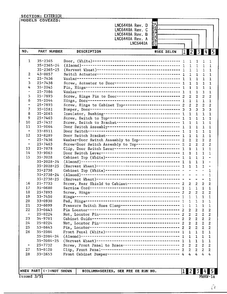 Exterior Page 2 Diagram and Parts List for 6440A REV J Norge Washer