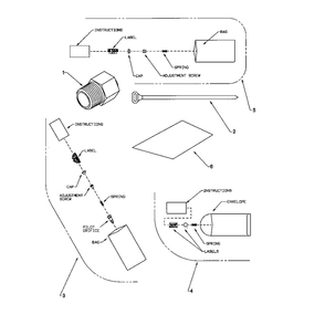 Propane Conversion Kits Diagram and Parts List for HALP06 P1129107F Amana Air Conditioner