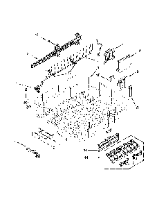 Upper Rack And Track Parts Diagram and Parts List for 66514762N510  Kenmore Dishwasher