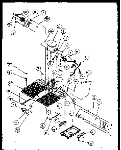 Unit Diagram and Parts List for TC18QL-P1111408WL  Amana Refrigerator