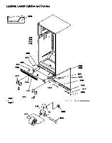 Section 9 Diagram and Parts List for TH25TL-P1303001WL  Amana Refrigerator