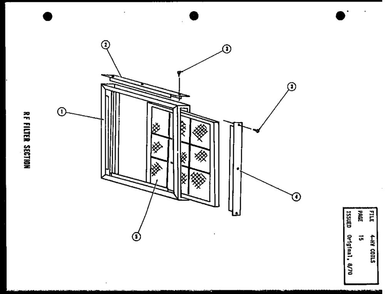 Diagram 3 Diagram and Parts List for RF2 3 Amana Air Conditioner