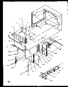 Evaporator Diagram and Parts List for TS18RBW-P1158407WW  Amana Refrigerator
