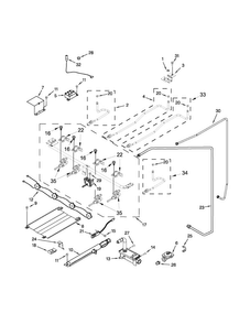 Manifold Parts Diagram and Parts List for AGG222VDW2  Amana Range