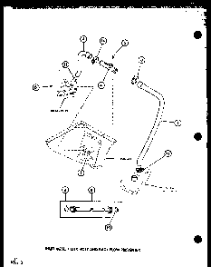 Section 9 Diagram and Parts List for LWD250 P7762107W W Amana Washer
