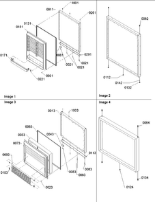 Door Assy Diagram and Parts List for BRF20VE-P1321303WE  Amana Refrigerator