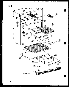 Interior Parts Diagram and Parts List for TM14G-G-P75658-8WG  Amana Refrigerator