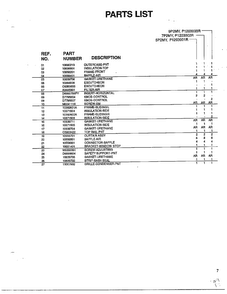 Front And Outer Case Page 2 Diagram and Parts List for 5794  Amana Air Conditioner