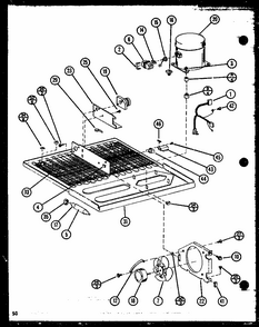 Section 9 Diagram and Parts List for TX18N-P1106212W  Amana Refrigerator