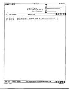 Electric Dryer/ Exterior Page 3 Diagram and Parts List for 7375A REV F Norge Dryer