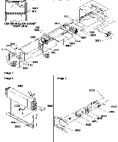 Evap And Fan Motor Assy Diagram and Parts List for TSI25TE-P1308101WE  Amana Refrigerator