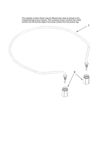 Heater Parts Diagram and Parts List for MDB8951BWB41  Maytag Dishwasher