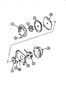 Blower Motor-conv. Diagram and Parts List for WM2750B M167B Jenn-Air Wall Oven