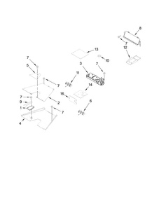 Venting Parts Diagram and Parts List for JDRP548WP00  Jenn-Air Range