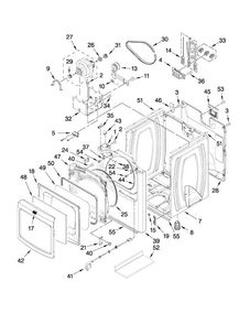 Part Location Diagram of WPW10252456 Whirlpool Panel