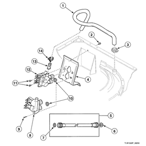 Valve Assy Diagram and Parts List for SWT020LN  Speed Queen Washer