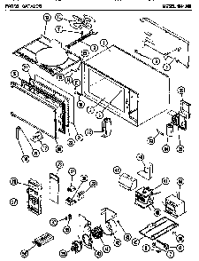 Part Location Diagram of 38377P01 Whirlpool DISCONTINUED